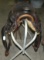VINTAGE TEXAS TANNING & MFG. CO. LEATHER SADDLE - WILL NOT SHIP