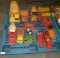 PALLET OF ASSORTED TIN, METAL TOYS - MOSTLY PARTS