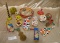 FLAT BOX OF ASSORTED VINTAGE TOY NOISEMAKERS - MOSTLY TIN