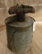VTG. PEERLESS GALVANIZED SAFETY GAS CAN