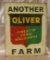 SINGLE-SIDED OLIVER MACHINERY TIN SIGN
