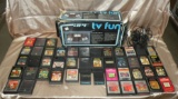 VTG. APF TV FUN GAMING SYSTEM W/40-45 ASSORTED GAMES
