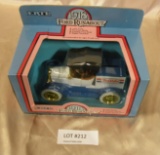 ERTL 1/25 SCALE DIECAST FORD RUNABOUT COIN BANK W/BOX - TRUE VALUE