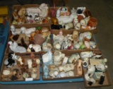 PALLET OF ASSORTED DOG PLANTERS - MOSTLY CERAMIC