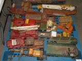 PALLET OF MOSTLY STEEL TOYS, TOY PARTS