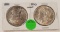 1889, 1900 MORGAN SILVER DOLLARS - 2 TIMES MONEY