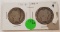 1901, 1906-O BARBER HALF DOLLARS - 2 TIMES MONEY
