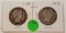 1911, 1915-S BARBER HALF DOLLARS - 2 TIMES MONEY
