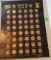LAND OF THE U.S.A. DISPLAY BOARD W/50 LINCOLN MEMORIAL CENTS - 1976
