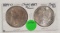 1884-O, 1887 MORGAN SILVER DOLLARS - 2 TIMES MONEY