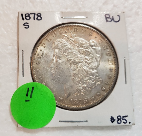 1878-S MORGAN SILVER DOLLAR