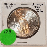 1985 MEXICO ONE OUNCE SILVER ROUND