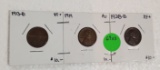 1913-D, 1919, 1928-D LINCOLN WHEAT CENTS - 3 TIMES MONEY