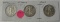 1934-D, 1939-D, 1942-D WALKING LIBERTY HALF DOLLARS - 3 TIMES MONEY