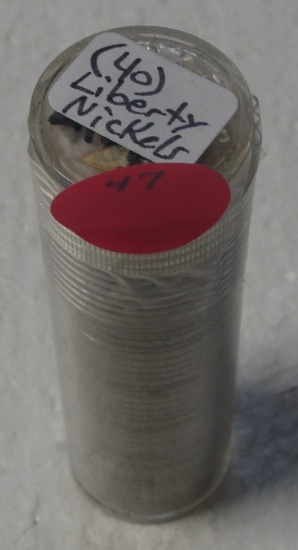 ROLL OF 40 LIBERTY V NICKELS