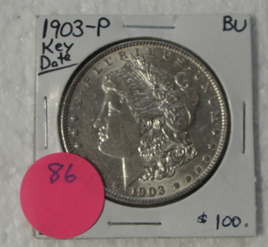 1903 BU MORGAN SILVER DOLLAR