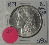1879 BU MORGAN SILVER DOLLAR