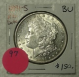 1891-S BU MORGAN SILVER DOLLAR