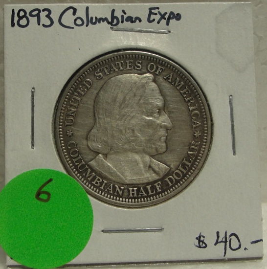 1893 COLUMBIAN EXPOSITION HALF DOLLAR