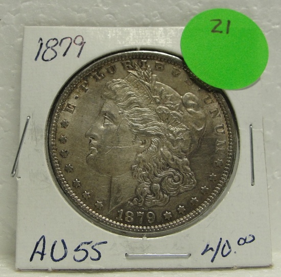 1879 MORGAN SILVER DOLLAR