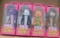 4 FUZZY FRIENDS PEZ DISPENSERS - N.O.S. IN BOX