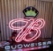 LARGE RED B BUDWEISER NEON SIGN - WORKS