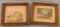 2 VINTAGE FRAMED PICTURES