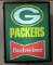 BUDWEISER GREEN BAY PACKERS FLUORESCENT SIGN - WORKS