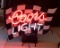 COORS LIGHT RACING FLAG NEON SIGN - WORKS