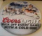 COORS LIGHT FOOTBALL TIN TACKER SIGN