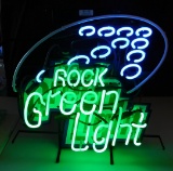 ROCK GREEN LIGHT NEON SIGN -WORKS