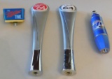 4 MILLER BEER KEG TAPS - MILLER 64, MGD LIGHT, MILLER LITE