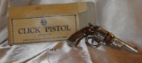 VTG. MARX TOYS TIN CLICK PISTOL W/ORIGINAL BOX