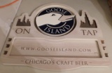 GOOSE ISLAND CHICAGO'S CRAFT BEER WOODEN SIGN - NIB