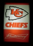 K.C. CHIEFS PLASTIC LIGHTED SIGN - WORKS