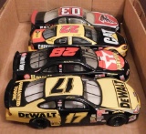 4 NASCAR 1/24 SCALE REPLICAS - NO BOXES