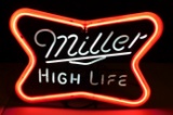 MILLER HIGH LIFE NEON SIGN - WORKS