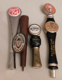 4 ASSORTED BEER KEG TAPS - KILLIANS, MILLER 64, GUINNESS, LUCKY 7