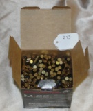 BOX OF WINCHESTER M-22 LONG RIFLE CARTRIDGES - MOSTLY FULL