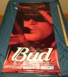 BUDWEISER DALE EARNHARDT JR. PLASTIC BANNER