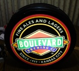 BOULEVARD BREWING CO. - KANSAS CITY - DOUBLE SIDED HANGING LIGHT