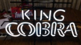 VTG. 1950'S KING COBRA NEON SIGN - WORKS