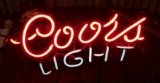 COORS LIGHT NEON SIGN - WORKS