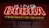KING COBRA PREMIUM MALT NEON SIGN - WORKS