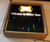 MILLER HIGH LIFE MOTION LIGHTED SIGN - LIGHT WORKS, MOTION DOES NOT