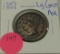 1851 BRAIDED HAIR LARGE CENT