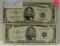 1953-A, B CRISP 5 DOLLAR SILVER CERTIFICATES - 2 TIMES MONEY