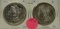 1881-S, 1884 BU MORGAN SILVER DOLLARS - 2 TIMES MONEY