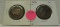 1844, 1853 BRAIDED HAIR LARGE CENTS - 2 TIMES MONEY