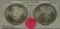 1880, 1880-S CHOICE BU MORGAN SILVER DOLLARS - 2 TIMES MONEY